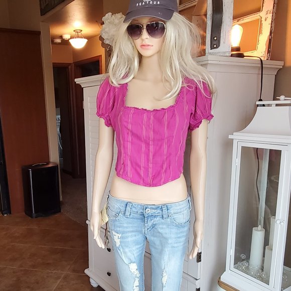 NWT Free People Serotonin Corset Top in Raspberry Sherbet S - Picture 6 of 16